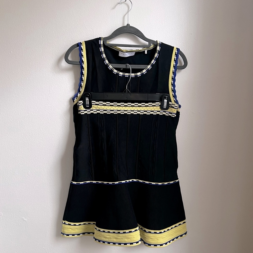 Sandro matching set: mini skirt and top, SIZE 2